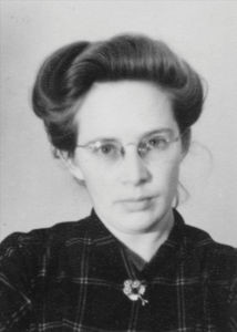 Nurse Elisabeth (Lisbeth) Olsen (1928-85), married to Rev. Jens Verner Olsen. (photo ca. 1961)