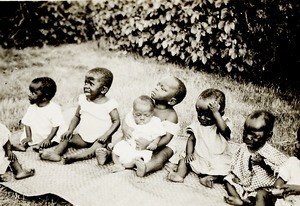 Our motherless babes, Nigeria, ca. 1935