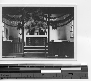 A chapel in Pantien, China, 1938