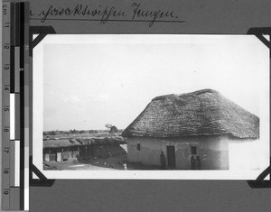 The sub-chief's house, Ipole, Unyamwezi, Tanzania, 1933