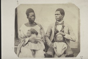 Phil. Smith and family, catechist in Aburi