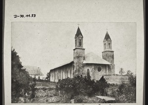 Church in Date seen from the front