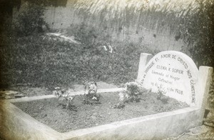 Grave of Elena K Soper, Peru, ca. 1947