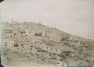 Town on a hill, in Madagascar