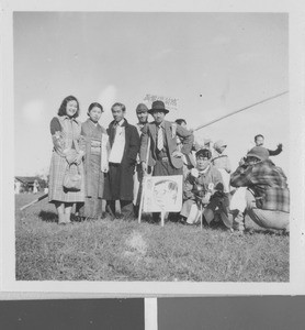 Students in Costume at the Annual Sports Carnival of Ibaraki Christian Schools, Ibaraki, Japan, 1953