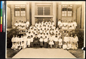 Boys' and girls' school, Sichuan, China, ca.1925-1930