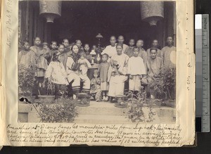 A Chinese preacher and his congregation, Fujian, China, ca. 1910