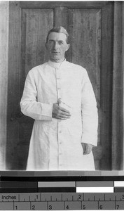 Portrait of Father Morris, Jinja, Uganda, Africa, April 3, 1921