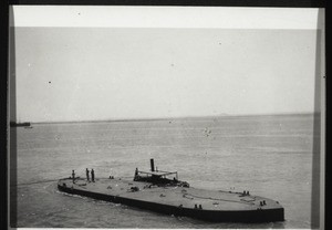 Journey to China and its hinterland 1937. A raft in Djibouti