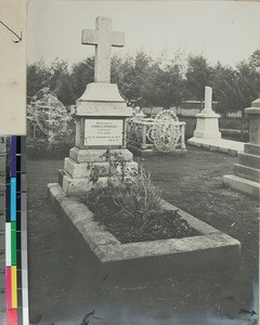 Andreas Pedersen's grave, Antsirabe, Madagascar, ca.1920