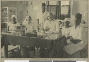 Senior hospital staff, Chogoria, Kenya, ca.1949