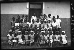 Sunday school, Malengane, Mozambique, 1944