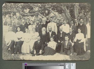 Group Portrait of Missionaries, Vanuatu, 1903