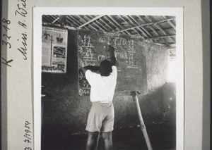 An arithmetic lesson in the village school