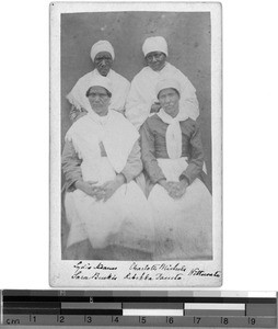 Four female ushers in Wittewater, South Africa