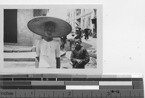 People on the street at Ducheng, China, 1936