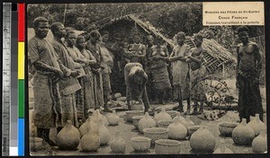 Village pottery shop, Congo, ca.1920-1940