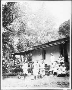 Students at the girl's school, Moshi, Tanzania, ca. 1928-1938