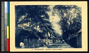 Traditional dwellings at Toamasina, Madagascar, ca.1920-1940