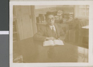 S. Kannoi Visiting Professor at Ibaraki Christian College, Ibaraki, Japan, ca.1948-1952