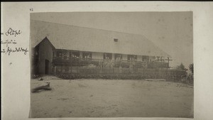 West wing of the Mission house in Begoro with shingled roof