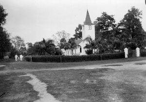 Assam, Nordindien. Mornai Kirke, opført 1926