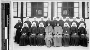 Our Lady of Perpetual Help first group of novices, Peng Yang, Korea, 1938