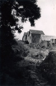 Rampart walk in Ambohimanga, Madagascar