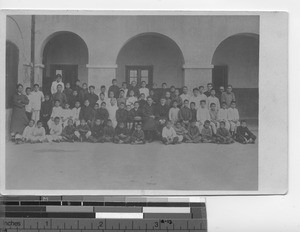 Boys from the St. Louis Industrial School at Hong Kong, China, 1922