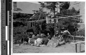 Picnic in Japanese Parish, Peng Yang, Korea, August 1929