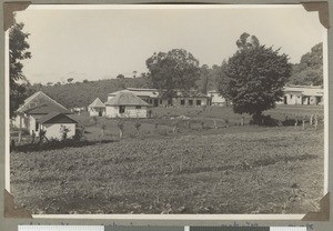 Landscape view of Chogoria Hospital, Chogoria, Kenya, 1945