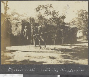 Officers accommodation, Ancuabe, Mozambique, March-April 1918