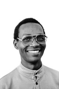 Alex Seif Mkumbo fra ELCT (Evg. Lutheran Church in Tanzania) er studerende ved Præsteseminariet i Makumira, Arusha Region. Foto fra besøg hos DMS i Danmark, som gæst på Cross & Culture-kurset i 1994