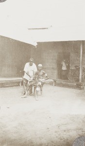 Badly wounded case requiring 50 stitches, Nigeria, ca. 1925