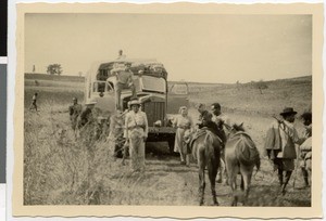 Hornbostel and wife on the journey Adis - Ayra, Ethiopia, 1952