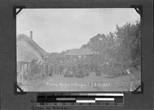 People of Rungwe waiting for work, Rungwe, Tanzania