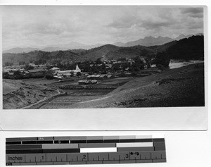 A view of Dongzhen, China, 1929