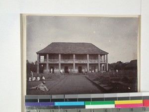 Unknown two story building, Madagascar