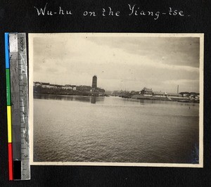 Wuhu from the Yangtze River, Wuhu, Anhui, China, ca. 1885