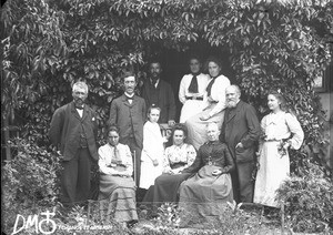 Group of Swiss missionaries, Pretoria, South Africa, ca. 1896-1911