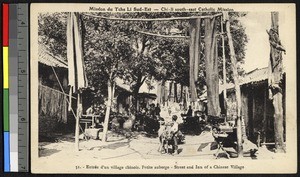 Village street scene, China, ca.1920-1940