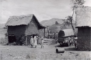 Betsileo village, in Madagascar