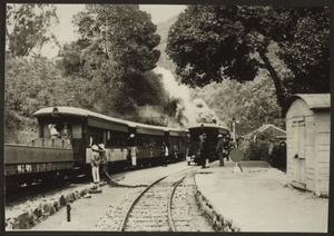 Bahnstation in Indien