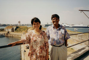 Kamini Kanto Roy, Bangladesh, and Rita Tshering Kabo, Nepal, at Trekroner Fortress - during the