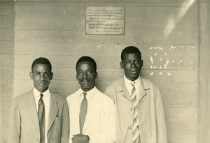 Three pastors of the Ogooue region, in Gabon