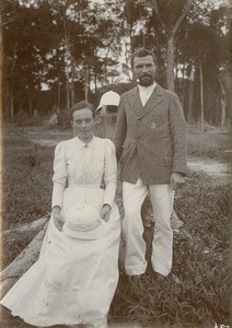 Mr. and Mrs Favre, in Gabon