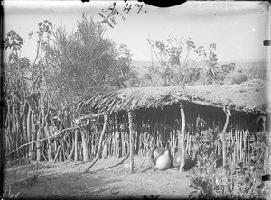 Wood hut, Tanzania, ca.1893-1920