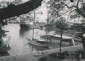 The port of Papeete, Tahiti