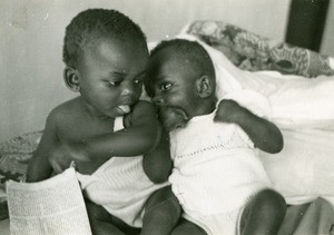 Ada and Emmanuel, in Ebeigne, Gabon