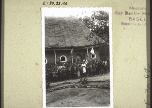 Dedicating the church in Mufu (13. Nov. 1932)